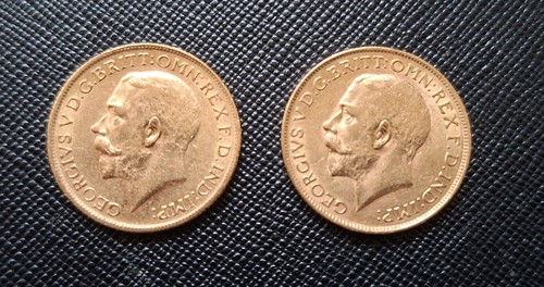 1927 gold sovereign george - 1927,