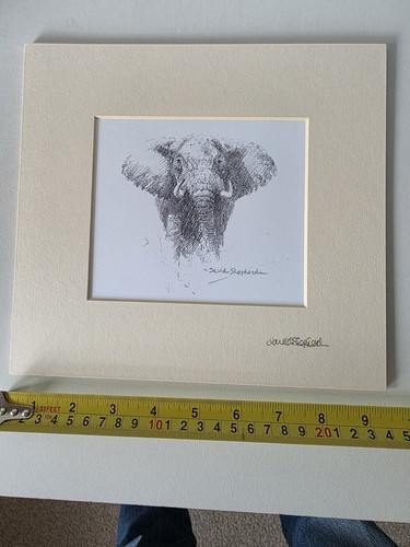 David shepherd hand signed - david,