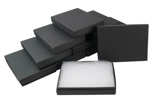 Matt black cardboard box - matt,