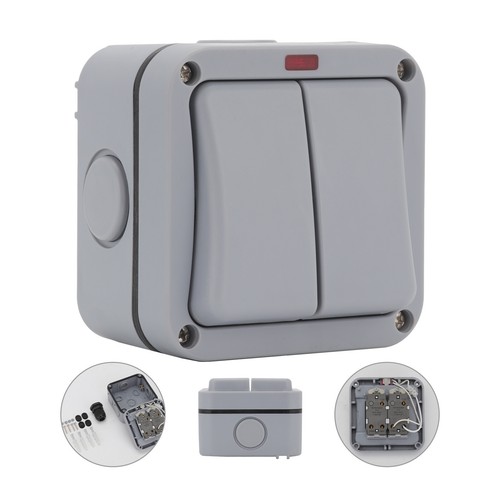 2way double light switch - double,