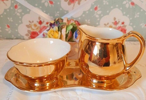 Vintage 1950 creamer set - vintage, 1950's