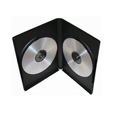 5 × Slim Black Double DVD Case with Spine of 7 mm DVD Cases for 2 Discs