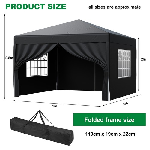 Lofeme 5x2 gazebo pop up - 2.5x2.5,