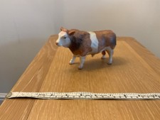 Bisque Pottery Brown And White