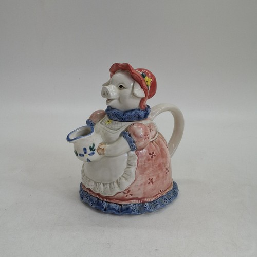 Otagiri country pig teapot - country,