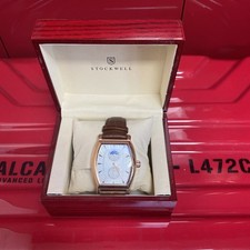 MENS STOCKWELL MOON PHASE WATCH WITH SUB WHITE DIALS - Brand New