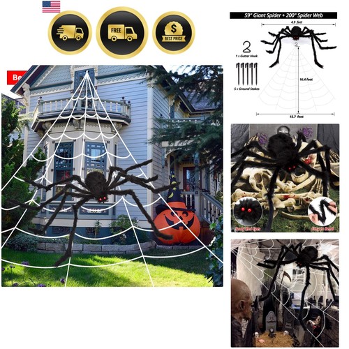 200 halloween spider web - 200",
