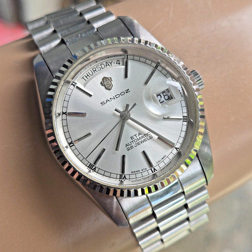 Sandoz men automatic watch - sandoz, men's