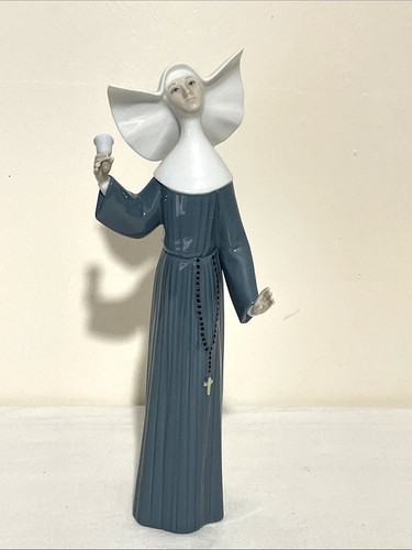 Lladro figure bell ringing - lladro,