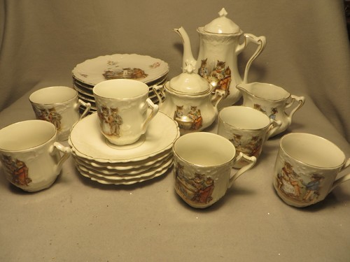 Antique german child tea - german,