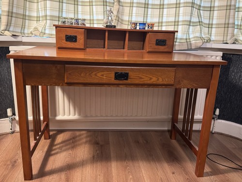Vintage teacher writing desk - vintage,
