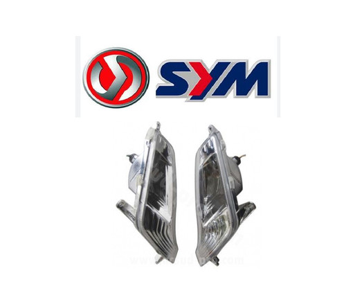 Pair front turn signals - front,