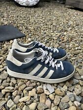 Rare Vintage 1999 Adidas Campus 2 Blue White Suede UK 8 42 034895 Y2K 80s