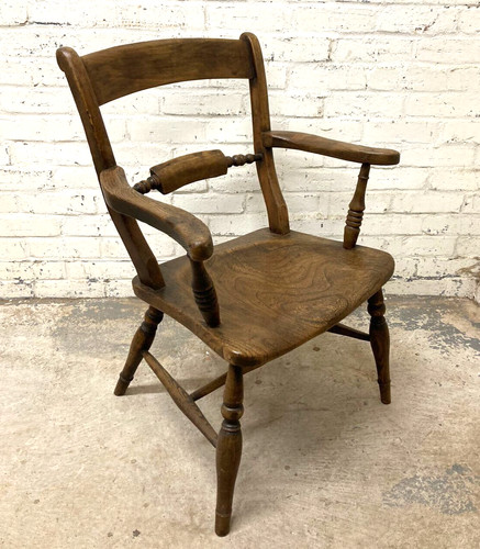 Antique victorian elm beech - elm, &beech