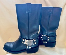Harley Davidson Ladies Black Bike Boots - Size 6/39