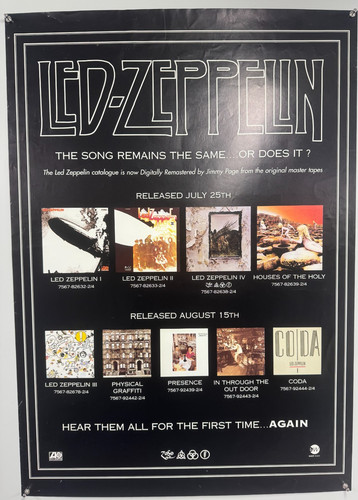 Led zeppelin poster - poster, original