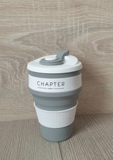 Coffee Cup Mug 350ml Travel Compact Collapsible BPA Free GREY Chapter London