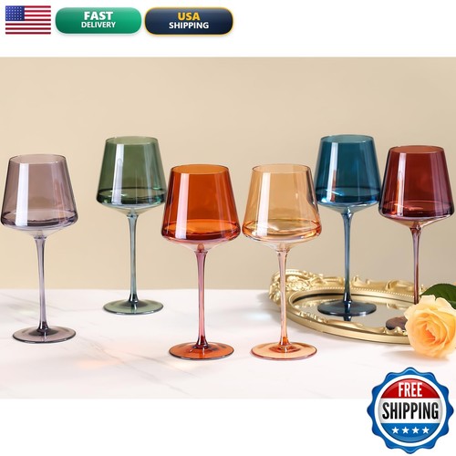 Comfit colored wine glasses - colored,