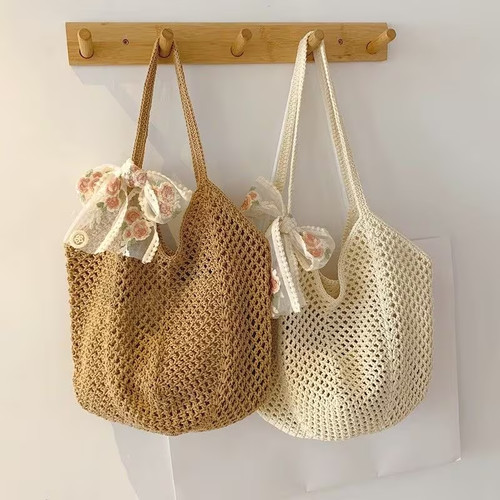Women crochet tote bag - crochet,