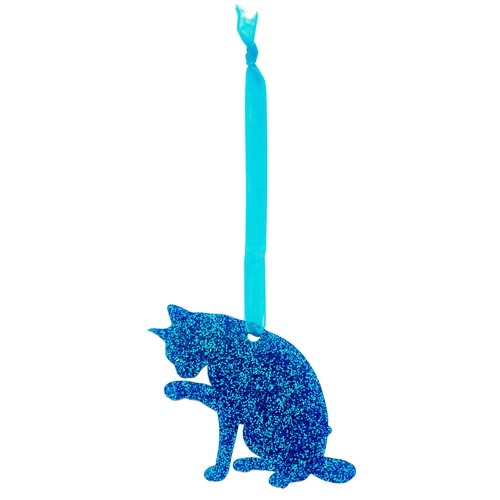 Cat style glitter christmas - cat,