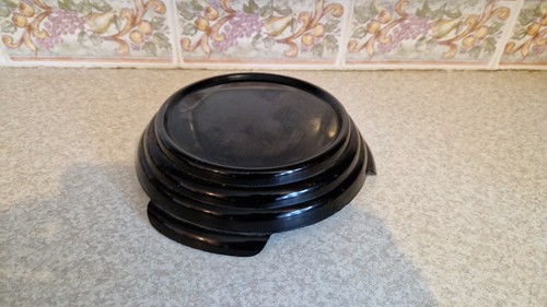 Large oriental black ceramic - black,