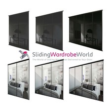 Black glass mirror - glass, spacepro