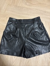Women’s F & F Leather Shorts