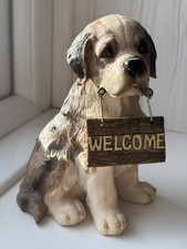 Vintage St Bernard Dog with