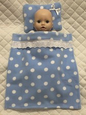 Blue Polka Dot Blanket and