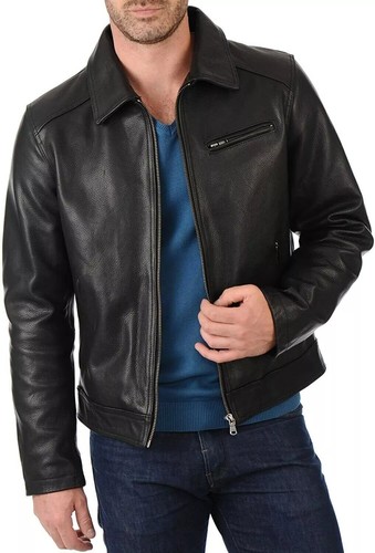 Cafe racer leather jacket - cafe,