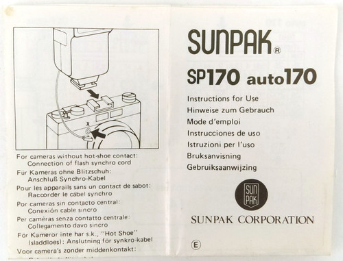 Sunpak sp170 auto 170 - /,