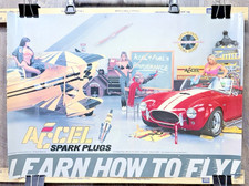 Rare 1976 Accel Dealer Poster