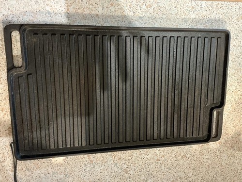 Cast iron reversible griddle - cast,