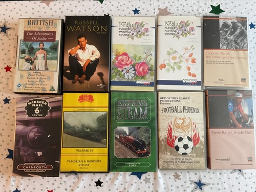 Old vhs tapes job lot - old,