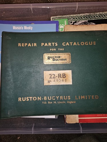 Ruston bucyrus repair - bucyrus, 22-rb