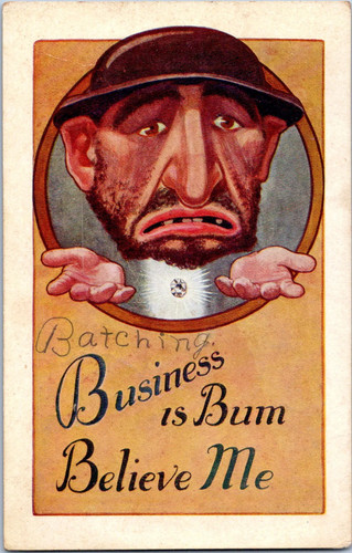 Cartoon business bum - cartoon, "business