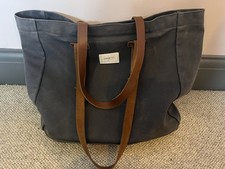 Sandqvist Canvas Tote Shoulder Shopping Bag Unisex Backpack Navy
