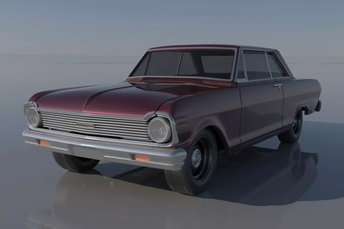 Printed body shell 1965 - printed, rc