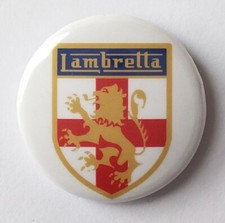 MOD LAMBRETTA BUTTON BADGE