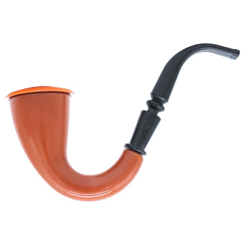 Brown victorian detective pipe - brown,