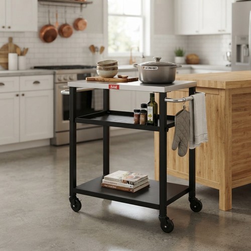 Movable tier grill table - movable, &