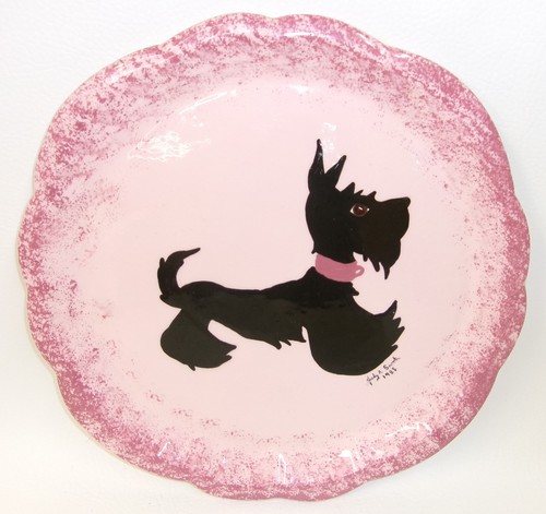 Vintage hand painted pink - hand-painted,