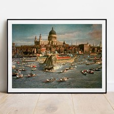 Art print London the Thames St