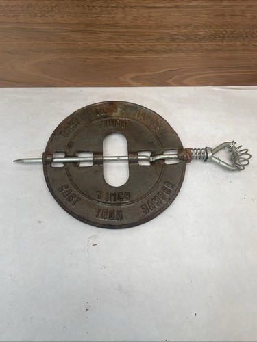 Vtg cast iron - iron, damper