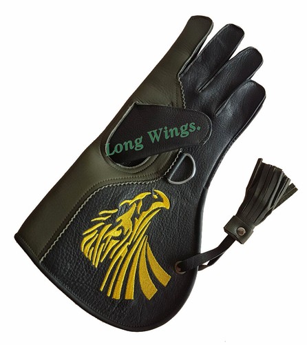 Falconry gloves double - falconry, skinned