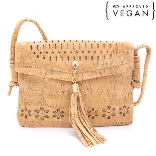 Cork tassel crossbody shoulder - crossbody,