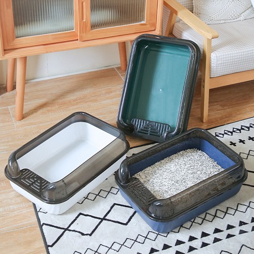 Extra large open cat litter - open,