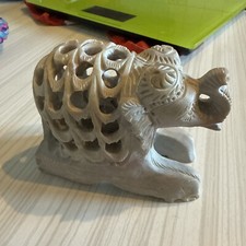 Elephant Soap Stone Carving