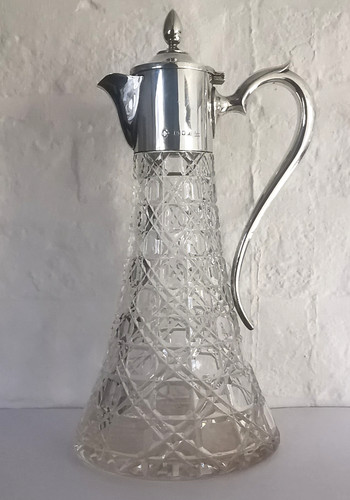 Asprey solid silver claret - asprey,