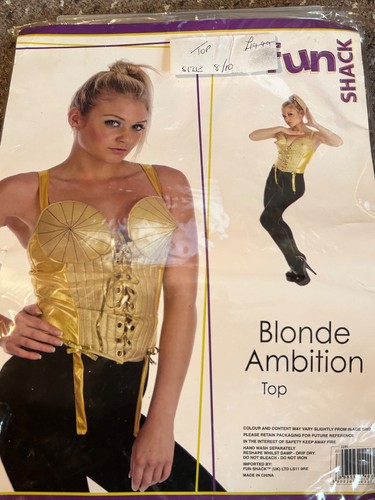 Madonna gold top - gold, size